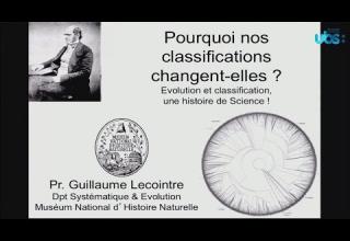 Embedded thumbnail for     	  Evolution et classification, une histoire de Science ! 
