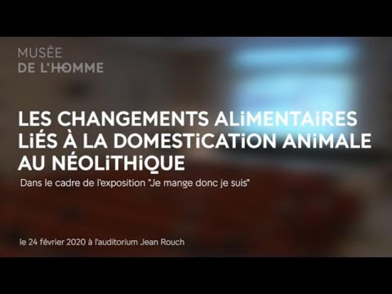 Embedded thumbnail for Les changements alimentaires liés à la domestication animale au Néolithique